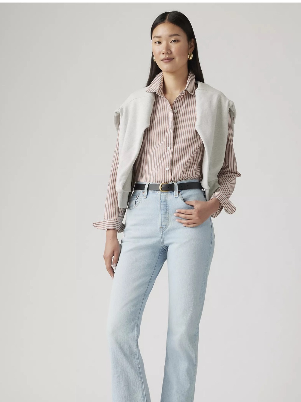 Levi's Light Blue Straight Leg Jeans
